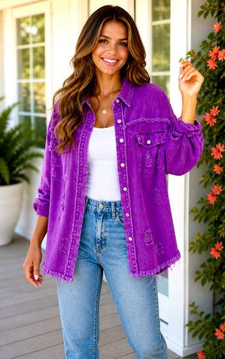 Must Be Dreaming Denim Jacket, TWELVE COLORS!