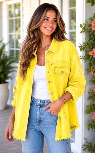 Must Be Dreaming Denim Jacket, TWELVE COLORS!