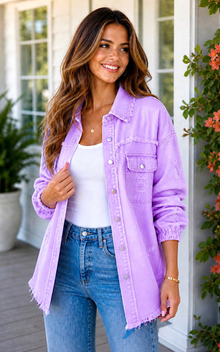 Must Be Dreaming Denim Jacket, TWELVE COLORS!
