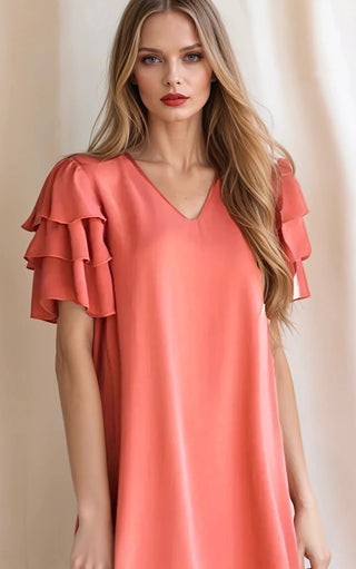 Positively Perfect Dusty Rose Dress