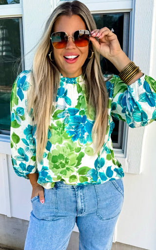 Spring Awakening Floral Top