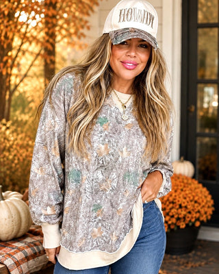 Camo Couture Luxe Pullover
