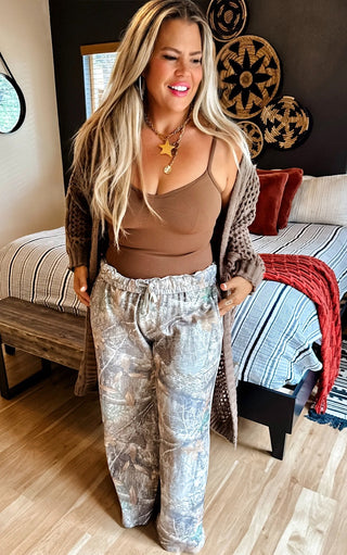 Camo Couture Luxe Wide Leg Joggers