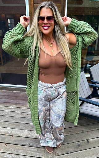 Camo Couture Luxe Wide Leg Joggers