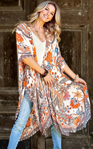 Sunset Muse Boho Kimono