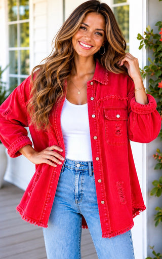 Must Be Dreaming Denim Jacket, TWELVE COLORS!