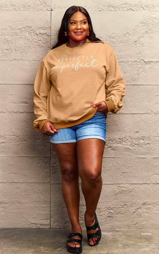 THREE COLORS! Perfectly Imperfect Sweatshirt, SM-3X