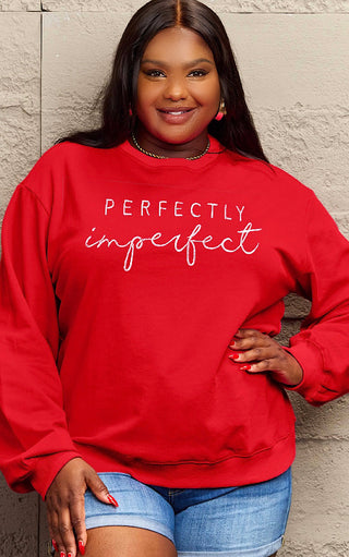 THREE COLORS! Perfectly Imperfect Sweatshirt, SM-3X