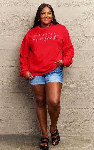 THREE COLORS! Perfectly Imperfect Sweatshirt, SM-3X