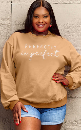 THREE COLORS! Perfectly Imperfect Sweatshirt, SM-3X