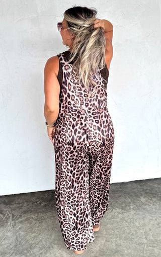 Street Chic Leopard Overalls