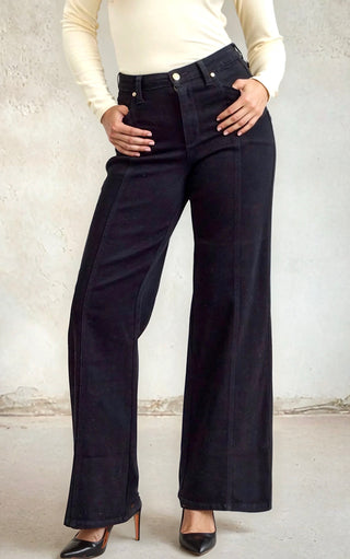 Iconic Black Wide Leg Jeans by Judy Blue