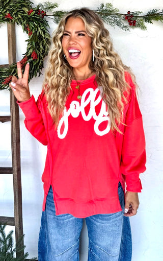 Jolly Days Ahead Christmas Sweatshirt