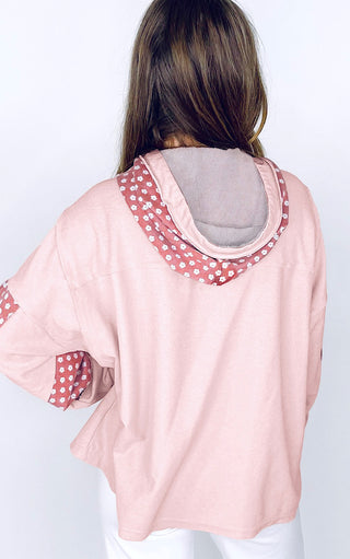 Pretty Pink Patchwork Star Pullover