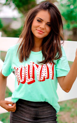 Holiyay Mint Green Tee