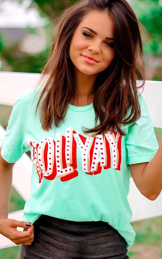 Holiyay Mint Green Tee