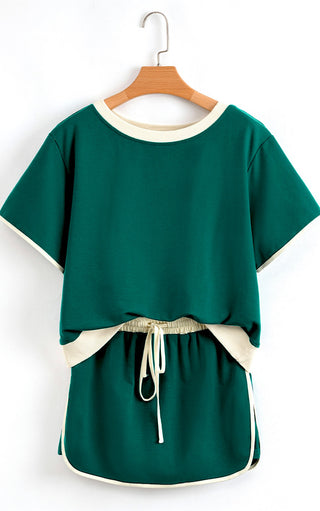 Country Club Cutie Green Top & Skort Set