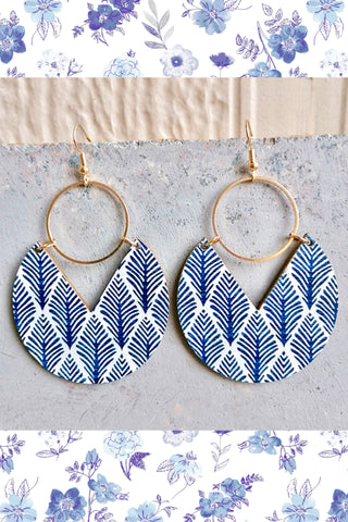 Wooden Dangle Earrings