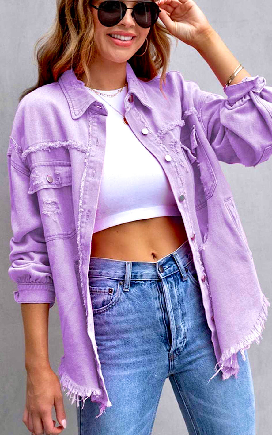 Must Be Dreaming Denim Jacket, EIGHT COLORS! SM-2X