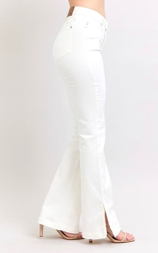 Coastal Classic Judy Blue Side Slit Bootcut Jeans