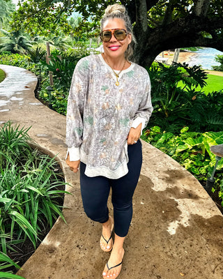 Camo Couture Luxe Pullover