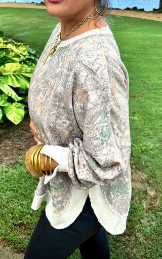 Camo Couture Luxe Pullover