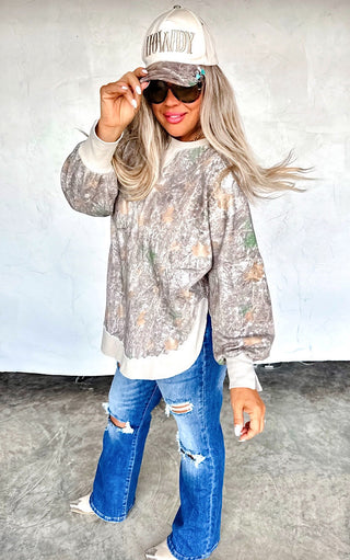 Camo Couture Luxe Pullover