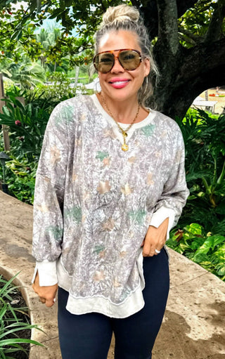 Camo Couture Luxe Pullover