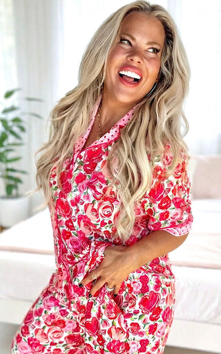 Love In Bloom Pajamas Set