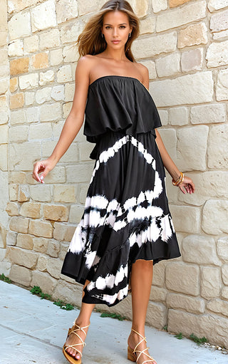 Date Nights In Destin Black Dress, MED, runs large!