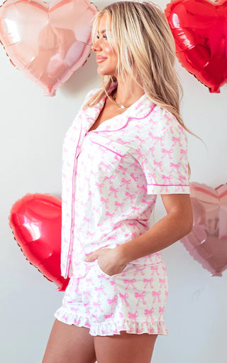 Darling Dreams Pink Bow Pajamas