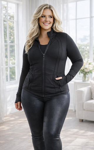 Staying Swift Black Activewear Jacket