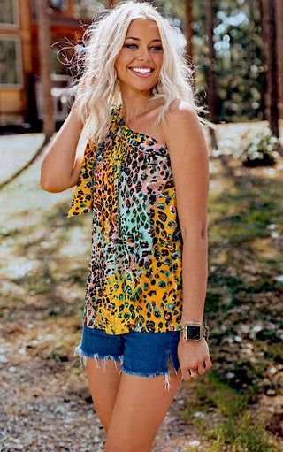Southern Sweetheart One Shoulder Top