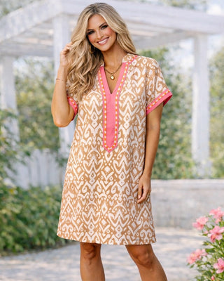 Boho In Bloom Spring Shift Dress