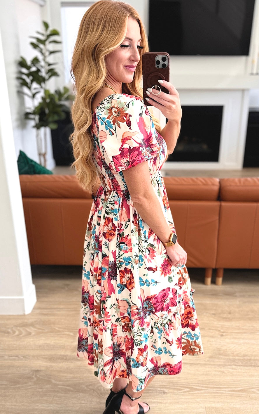 Spring Melody Floral Dress