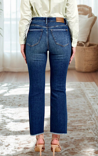 Favorite Flare Cropped Jeans by Judy Blue