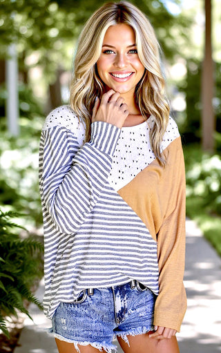 Hometown Honey Dolman Sleeve Top