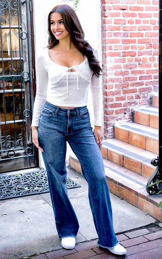 Addison Wide Leg Jeans by Judy Blue