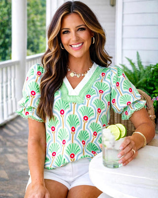Mint Julep Charm Top