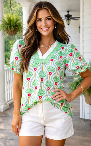 Mint Julep Charm Top