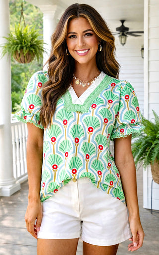 Mint Julep Charm Top
