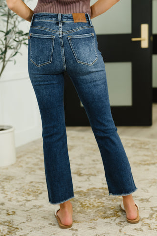 Favorite Flare Cropped Jeans by Judy Blue