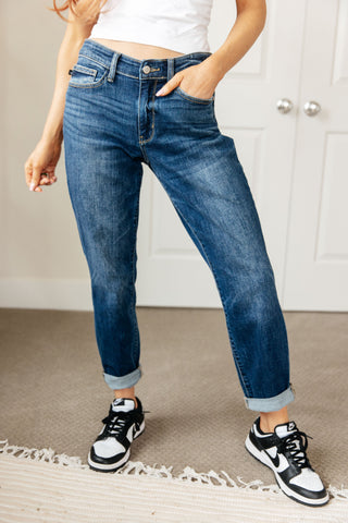 Midrise Judy Blue Boyfriend Jeans, SIZE 9