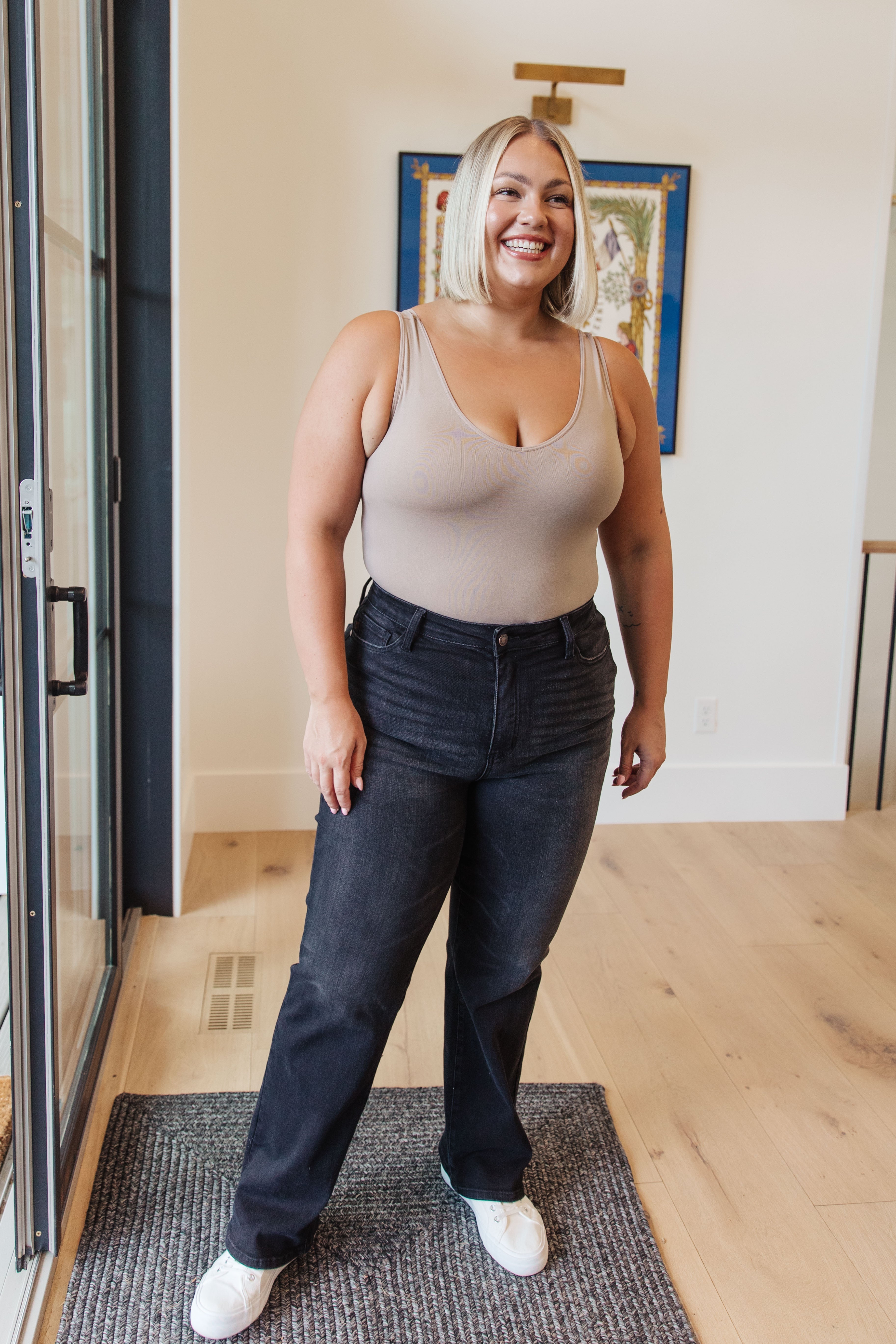 Back In Black Straight Leg Jeans by Judy Blue, SIZES 0-24W