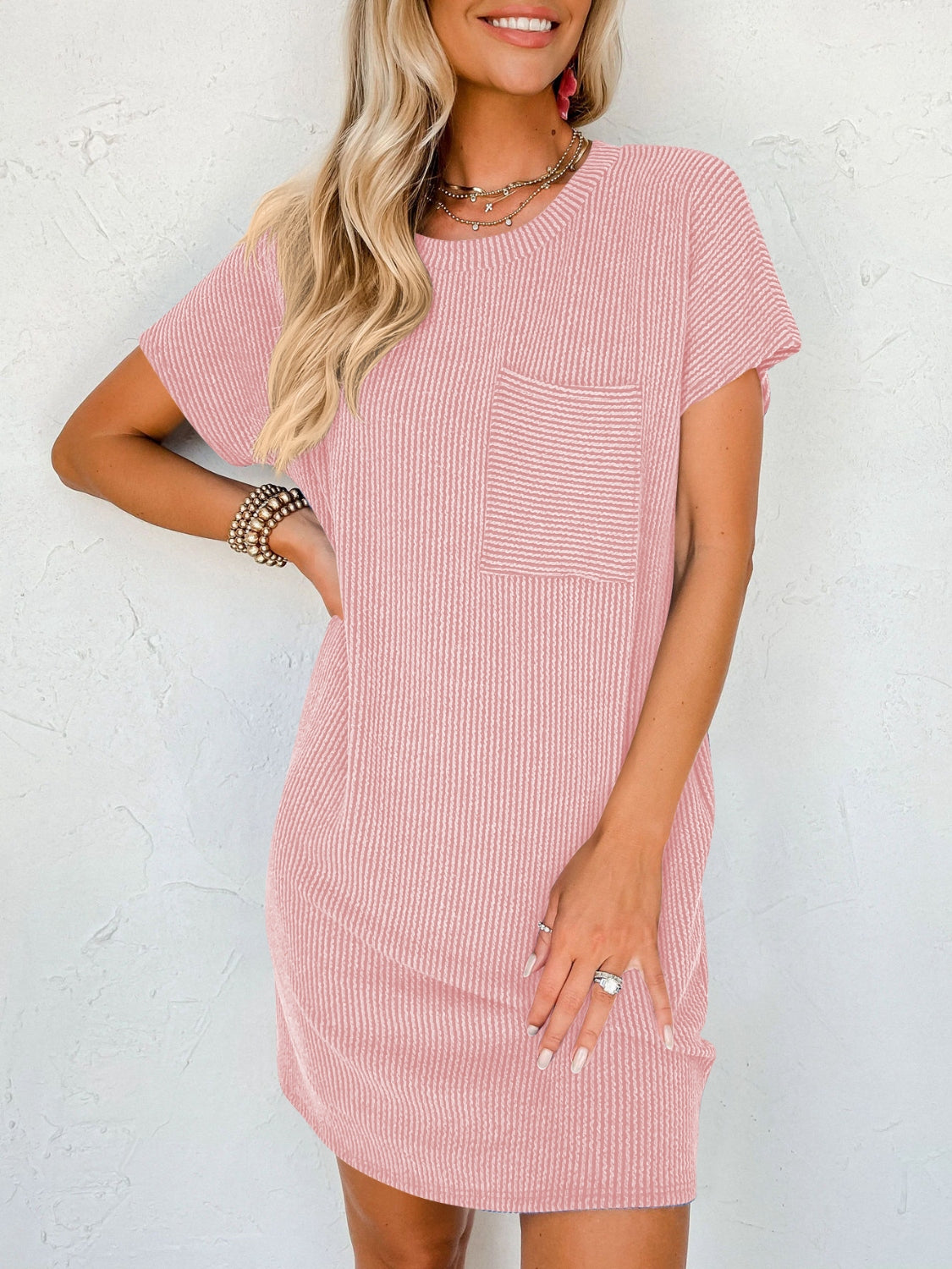 Remember Me Ribbed Dress, EIGHT COLORS! SM-2X