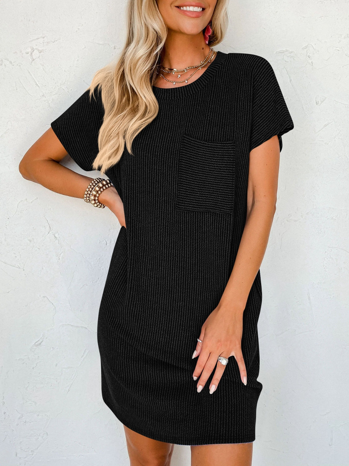 Remember Me Ribbed Dress, EIGHT COLORS! SM-2X