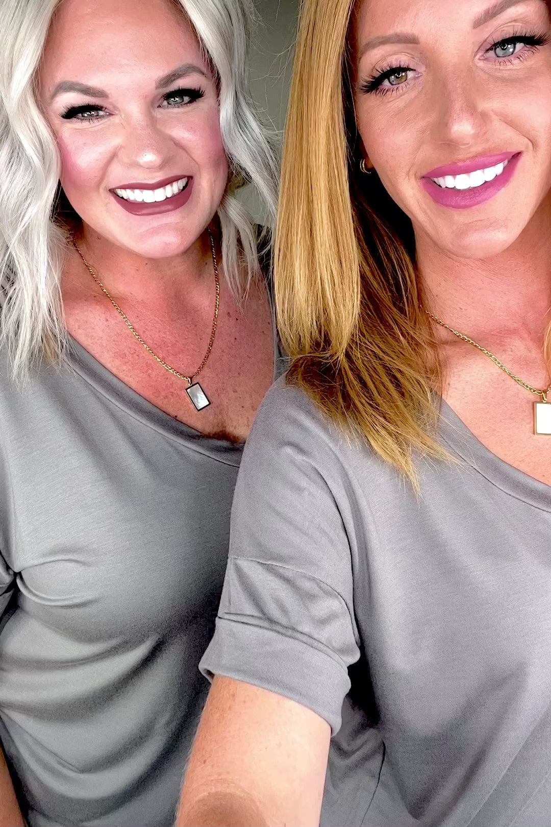 Absolute Fave Taupe Boyfriend Tee, SMALL & MED left!