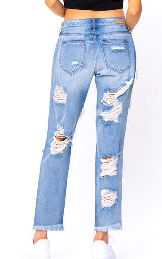 Baby You’re A Star Distressed Boyfriend Jeans, SIZES 1-5