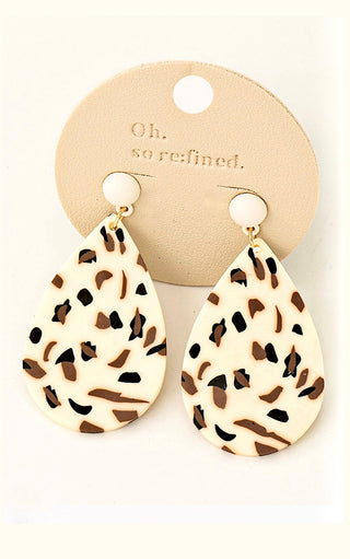 Purr-fectly Chic Leopard Print Earrings