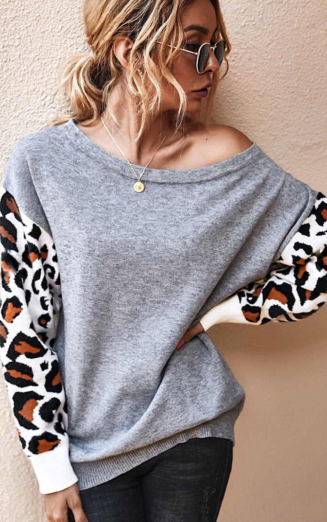 Love You More Leopard Sweater, RESTOCKED!